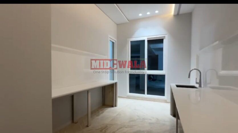 Modern 3-bedroom apartment in Vashi, Navi Mumbai with stunning city views.