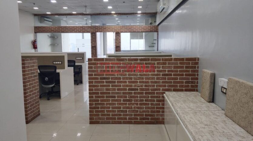 Furnished office space for lease in Mahape, Navi Mumbai.