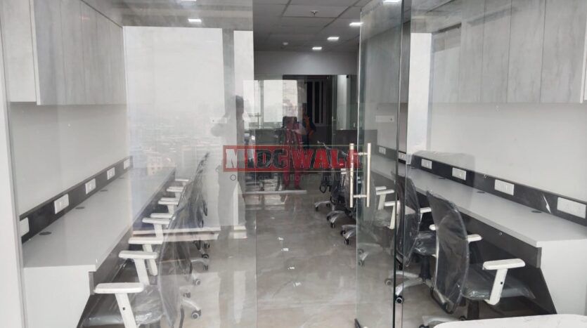 Modern office space available for rent in Kamdhenu 23 West