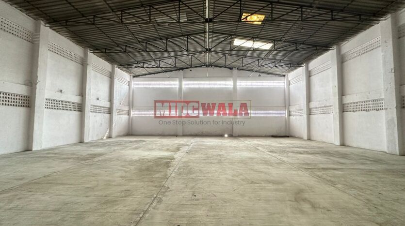 Industrial warehouse with office space and amenities