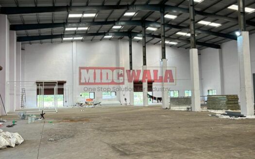 Spacious industrial warehouse space for rent in Khopoli.