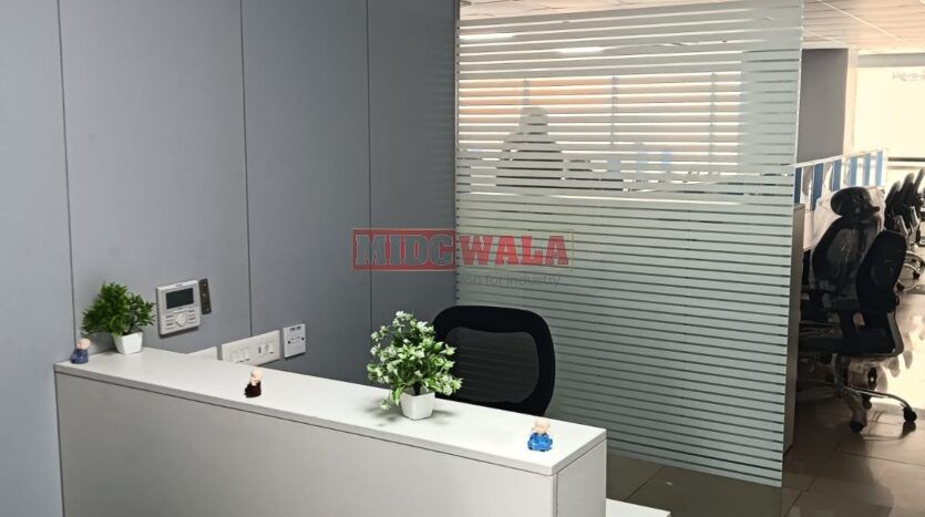 Furnished office space for rent in Mahape, Navi Mumbai.