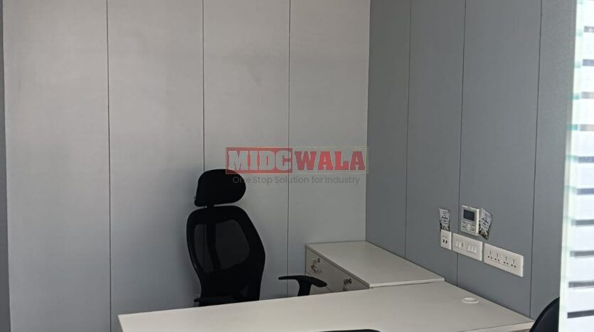 Furnished office space for rent in Mahape, Navi Mumbai.