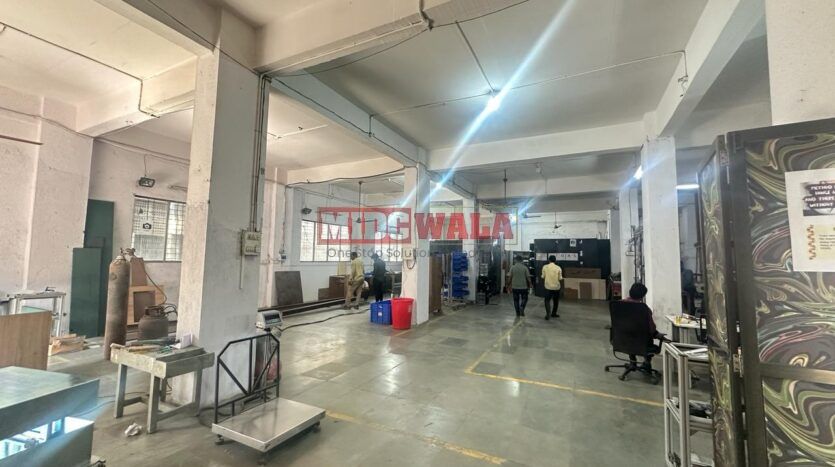This spacious warehouse in Mahape Navi Mumbai is perfect for your business needs.