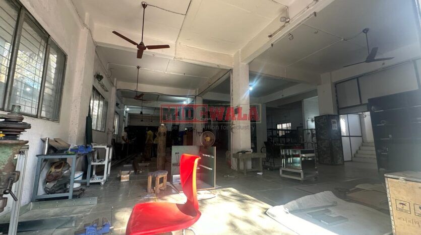This spacious warehouse in Mahape Navi Mumbai is perfect for your business needs.