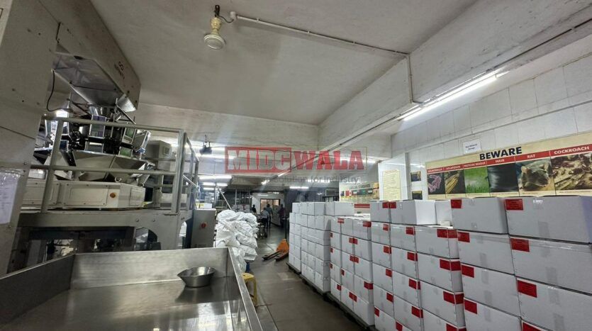 RCC industrial building for sale in Pawane MIDC