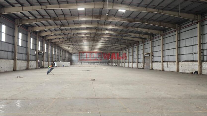 Industrial warehouse for lease in Pawane MIDC, Navi Mumbai.