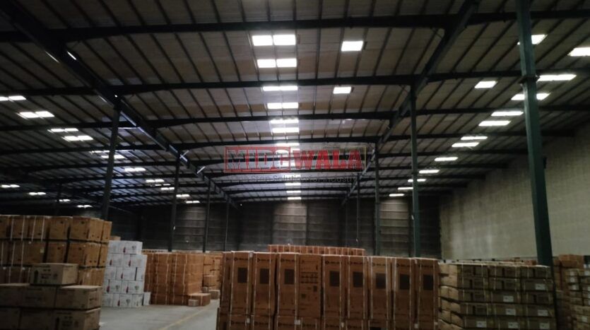 Brand new warehouse or storage facility for lease in Bhiwandi's industrial area.