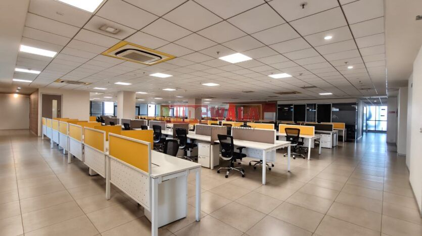 Modern office space interior in Mahape MIDC, Navi Mumbai