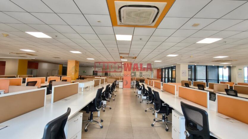 Modern office space interior in Mahape MIDC, Navi Mumbai