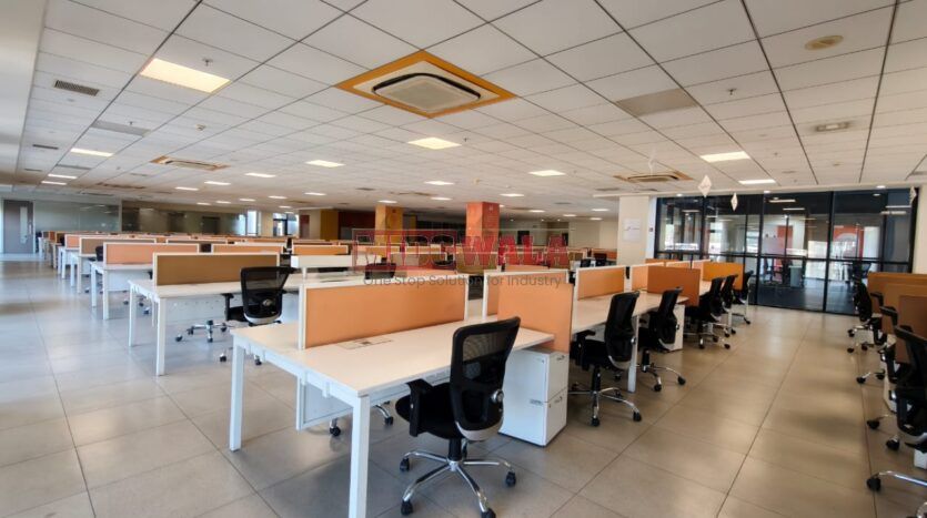 Modern office space interior in Mahape MIDC, Navi Mumbai