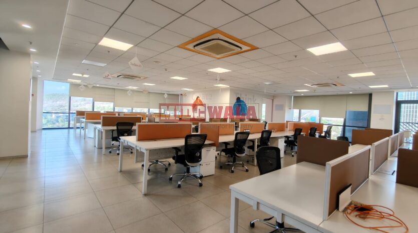 Modern office space interior in Mahape MIDC, Navi Mumbai