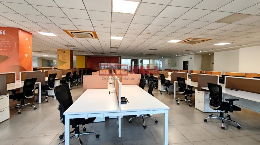 Modern office space interior in Mahape MIDC, Navi Mumbai
