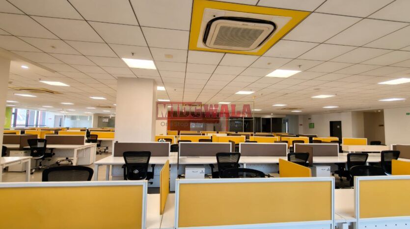 Modern office space interior in Mahape MIDC, Navi Mumbai
