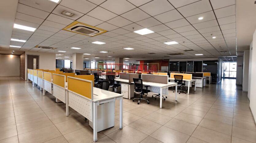 Modern office space interior in Mahape MIDC, Navi Mumbai