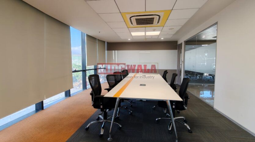 Modern office space interior in Mahape MIDC, Navi Mumbai