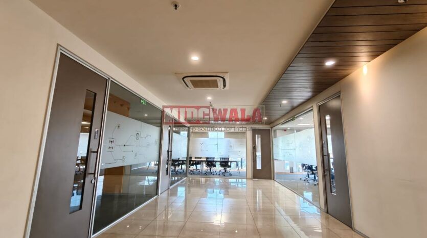Modern office space interior in Mahape MIDC, Navi Mumbai