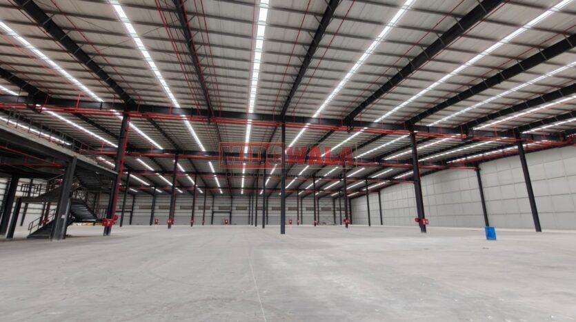 Industrial shed exterior, Taloja MIDC