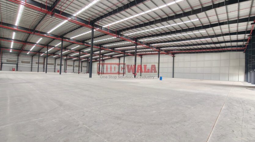 Industrial shed exterior, Taloja MIDC