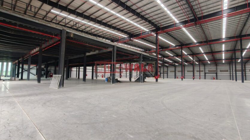 Industrial shed exterior, Taloja MIDC