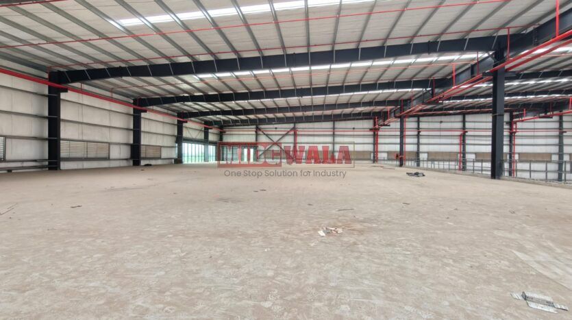 Industrial shed exterior, Taloja MIDC