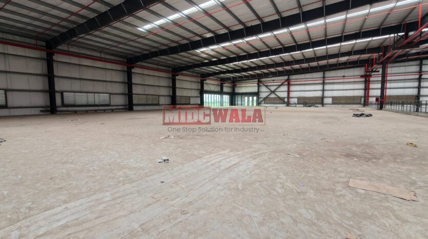 Industrial shed exterior, Taloja MIDC