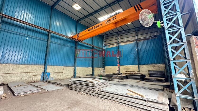 Industrial shed available for rent in Kalamboli Steel Market, Navi Mumbai.