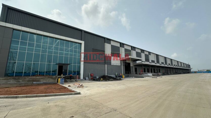 Industrial shed for lease in Taloja MIDC.