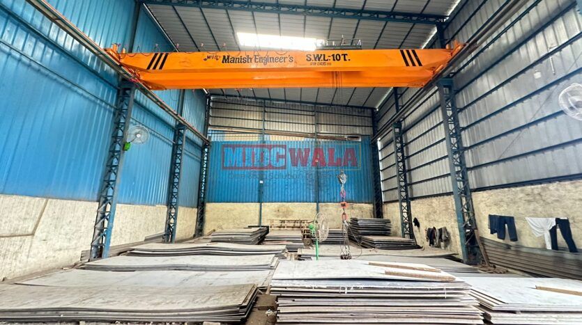 Industrial shed available for rent in Kalamboli Steel Market, Navi Mumbai.