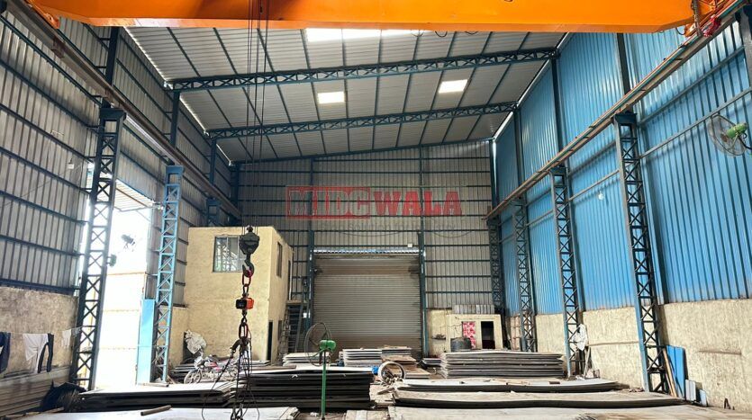 Industrial shed available for rent in Kalamboli Steel Market, Navi Mumbai.