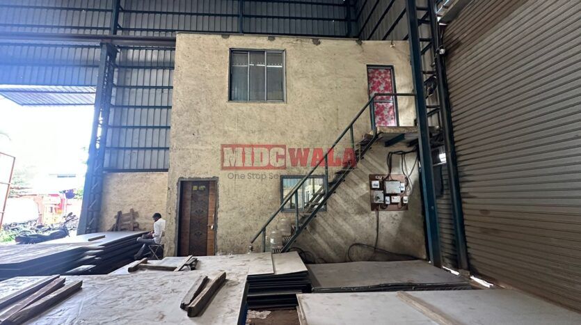 Industrial shed available for rent in Kalamboli Steel Market, Navi Mumbai.