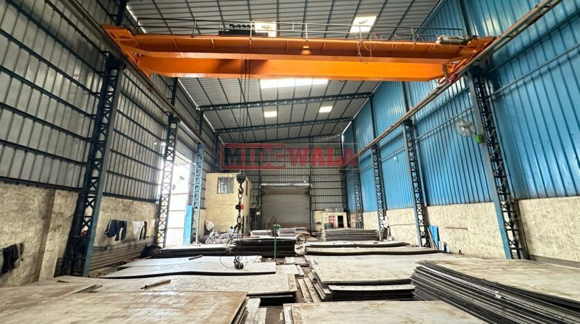 Industrial shed available for rent in Kalamboli Steel Market, Navi Mumbai.