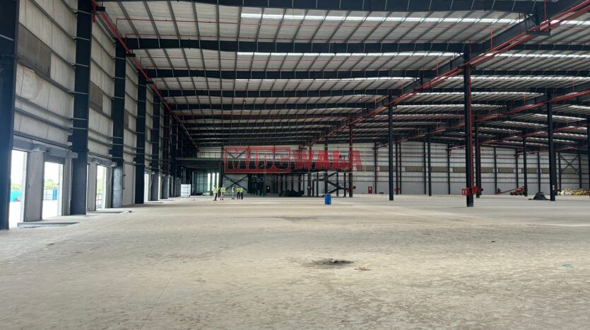Industrial shed for lease in Taloja MIDC.
