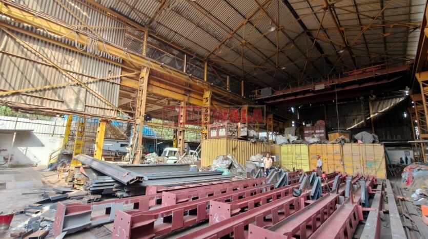 Engineering shed interior in Koparkhairane MIDC, Navi Mumbai