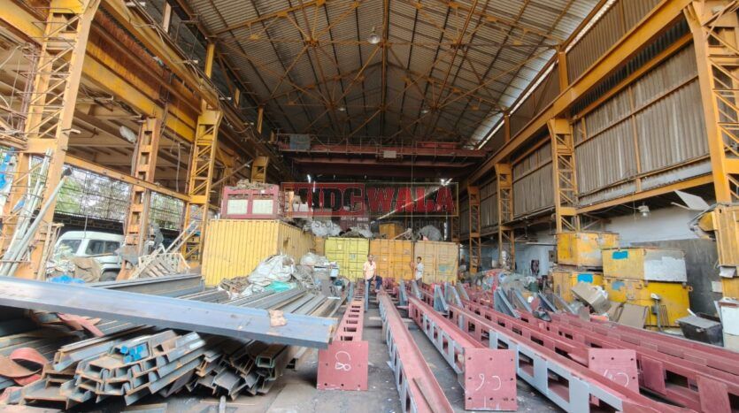 Engineering shed interior in Koparkhairane MIDC, Navi Mumbai