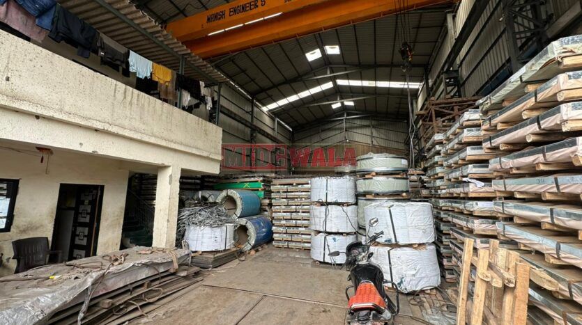 Industrial Shed for rent right inside Kalamboli Steel Market, Navi Mumbai