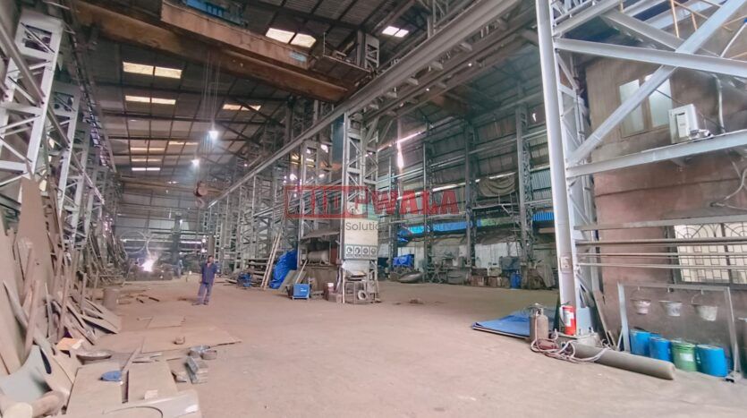 Spacious engineering factory interior for sale in Rabale MIDC