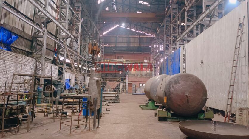 Spacious engineering factory interior for sale in Rabale MIDC