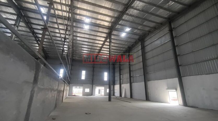 Industrial shed for rent in Bhiwandi MIDC.